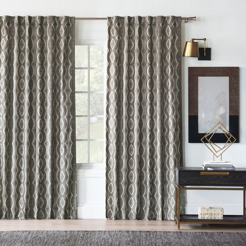 Echo Room Darkening Curtain, 96" W x 108" L