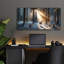  «Deer Winter Forest» par Rey Klimt, art mural en verre acrylique-1613333865