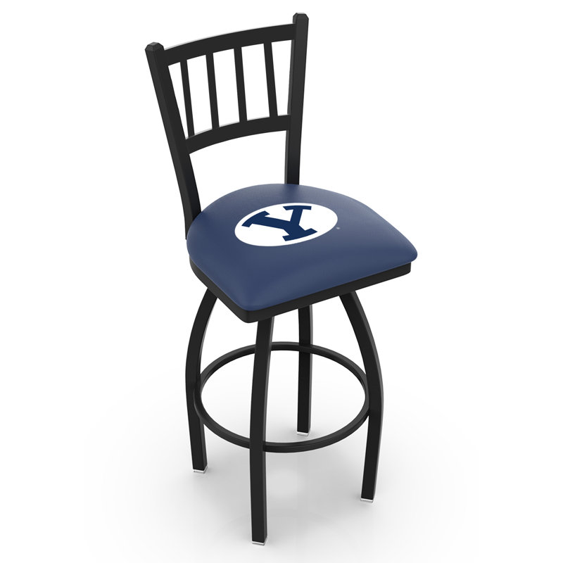 Tabouret de comptoir pivotant de 25 po NCAA, Cougars de l'Université Brigham Young, 25 po de hauteur