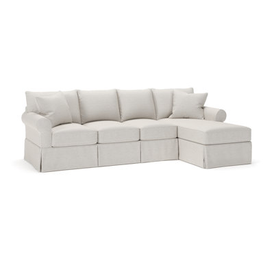 Amari Slipcovered Chaise Sectional