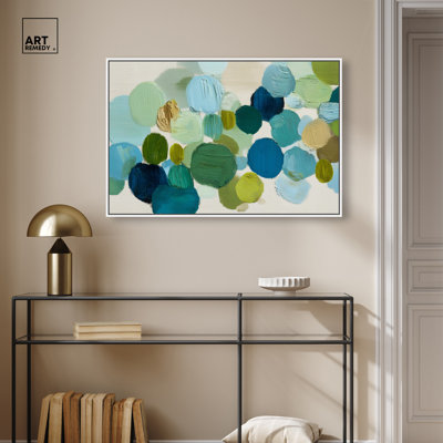 «Forest Canopy I», reproduction d'art sur toile encadrée par Art Remedy, cadre blanc, 36 x 24
