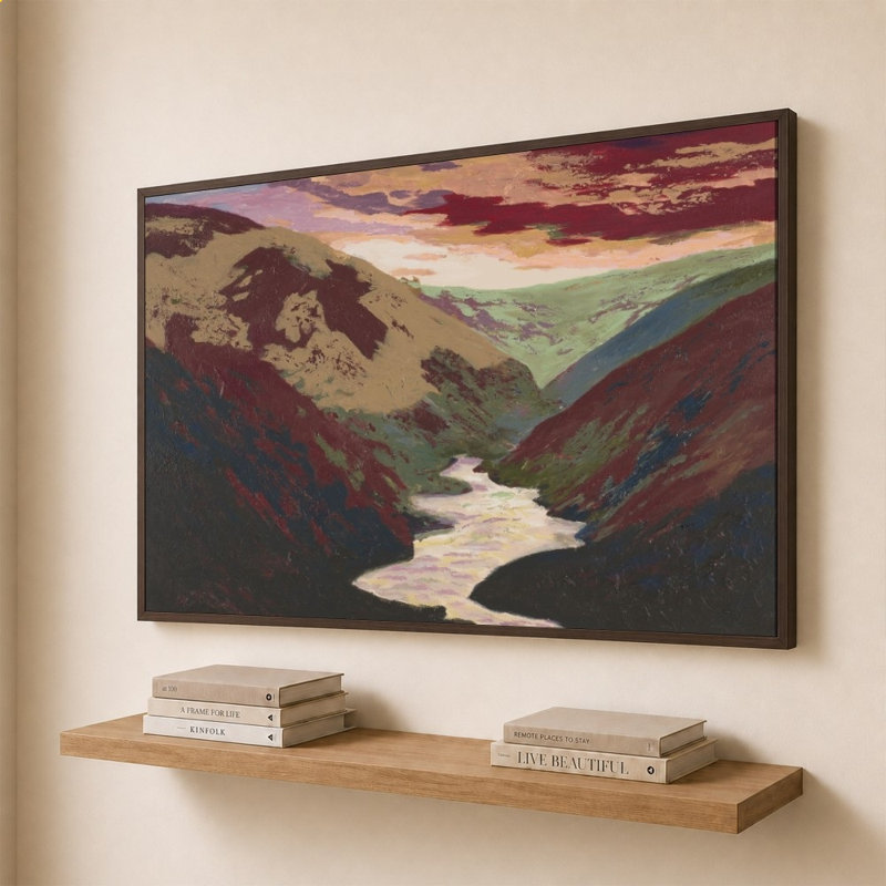 «Chicamocha Abstraction» par Patricia Pinto - impression sur toile