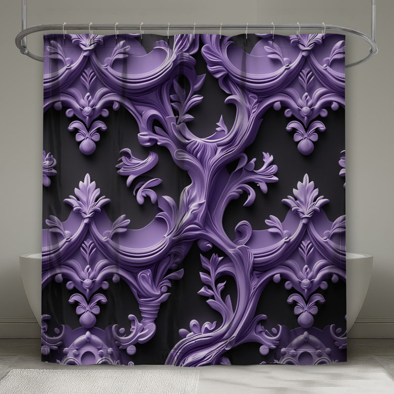 Rideaux de douche Ornate, L 70 po x H 72 po