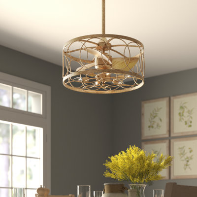 Seay 19.29'' Ceiling Fan with Light Kit