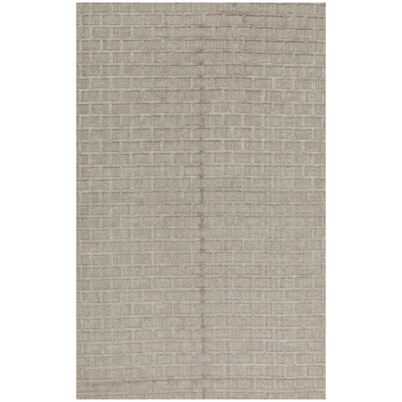 Tapis brun de haute qualité noué à la main