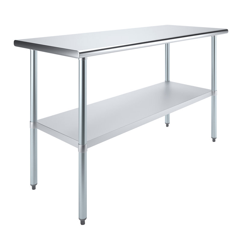 60in Stainless Steel Workbench. Metal Table