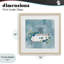 «Floral Bathroom Rules Relax», impression encadrée sous verre, design par Nan-195421793-195421798