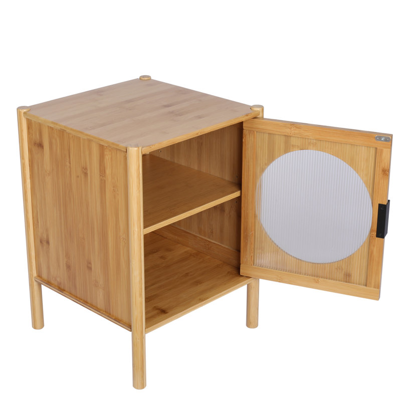 Nightstand, Brown/Black