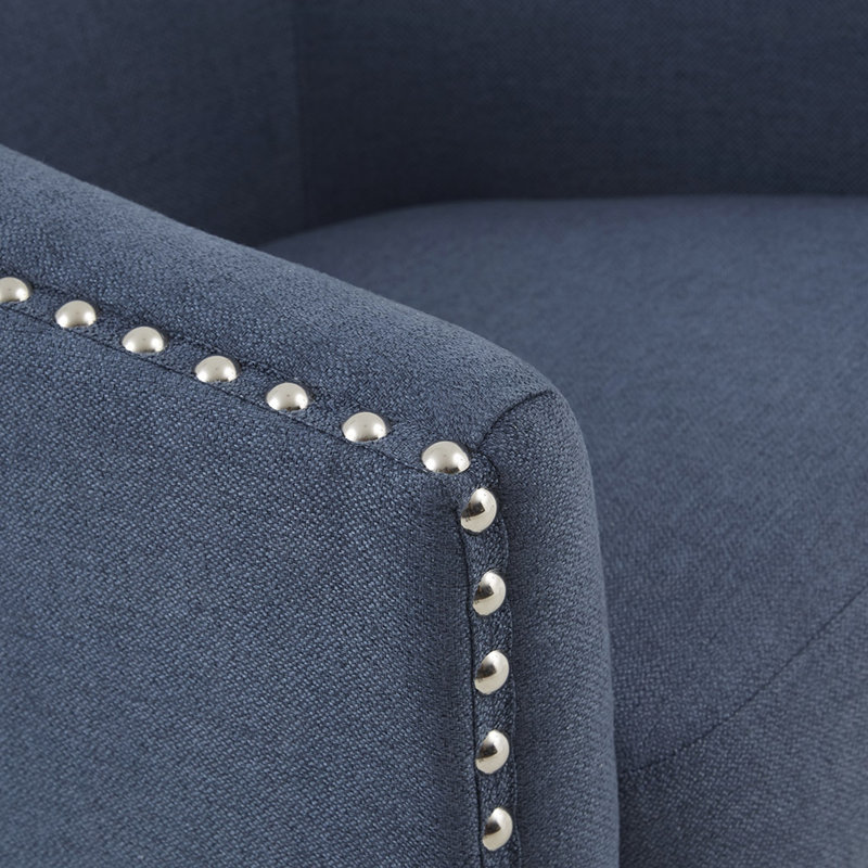 Chaise pivotante Tyler, Bleu
