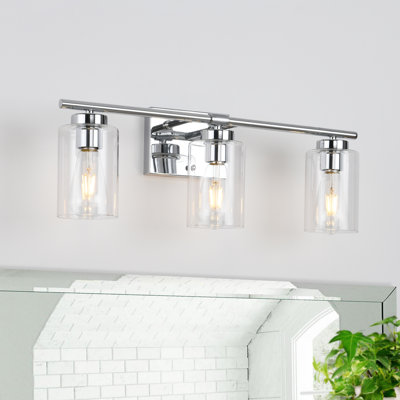 Éclairage pour meuble-lavabo à 3 lumières à intensité variable Hooversville