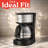 Gourmia 5 Cup One-touch Coffee Maker With Pause & Serve And Auto Keep Warm