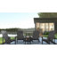Foyer étoile et lune avec housse en filet et 4 chaises Adirondack en résine de polyester-1393218133