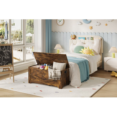 Banc à chaussures avec rangement relevable Farmhouse