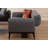 Stylish 3-Seat Sofa-Bed, Light Grey Upholstery, 86.6 x 33.1 x 30.3 inches | Durable Beech Wood & Chipboard Frame, 100% Polyester Fabric | Turnable Back Mechanism, Dry-Cleanable, Perfect for Living Room & Guest Space-1193802621