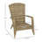 ,Patio Adirondack Chair (Brown)