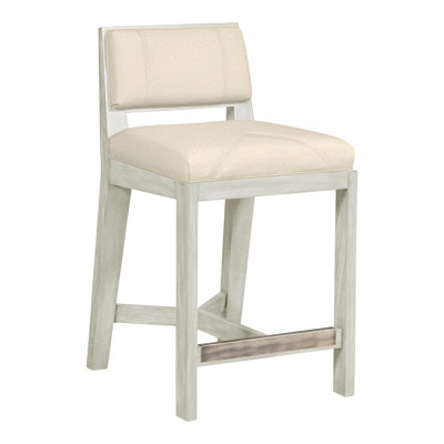 Scoville By Thom Filicia Upholstered Counter Stool with Solid Wood Frame