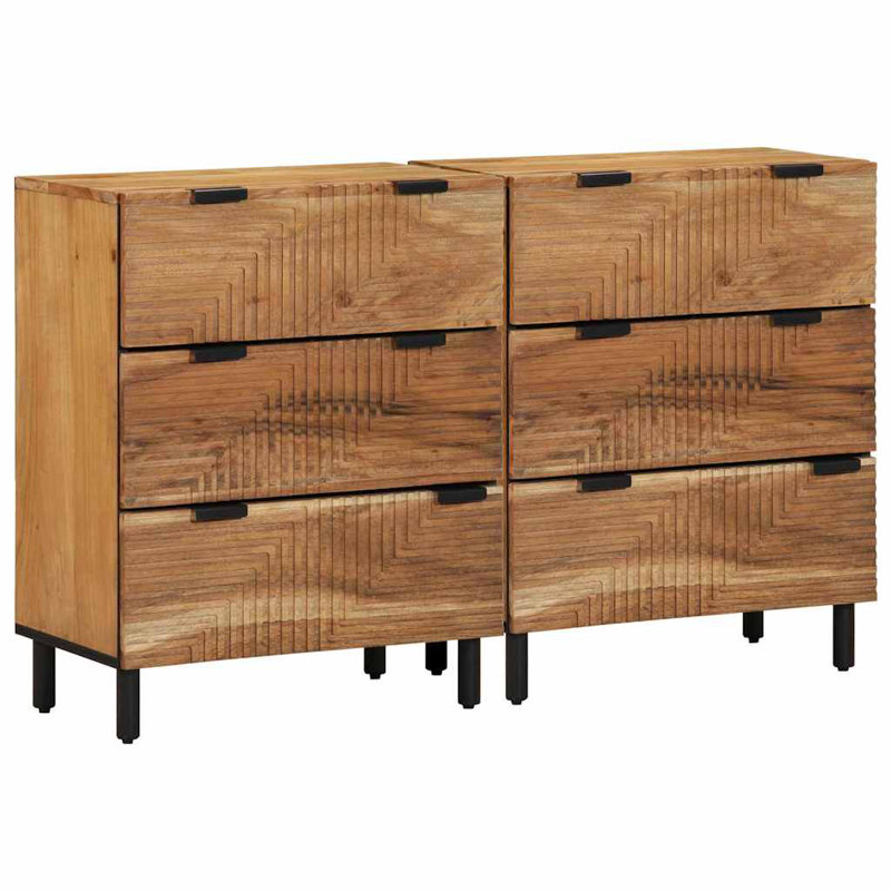 60cm Solid Wood Sideboard