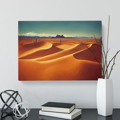 Dignified Desert - Wrapped Canvas