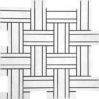 Mirage Porcelain Mosaic Basketweave 
