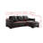 Alshain Modern Sofa Lloyd Sectional Sofa W/Sleeper PU
