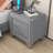 Velvet Solid Wood Nightstand-1238811337