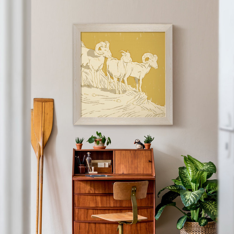 Mixed signaux VIII-impression sur toile encadrée, H 27,5 po x l 27,5 po x P 1,5 po, Cadre blanc