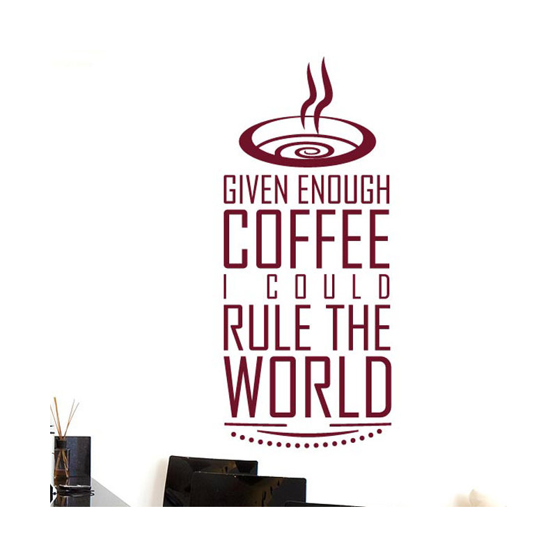 Wall Decal, Burgundy, Medium