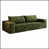 Tissu vert sélectionné