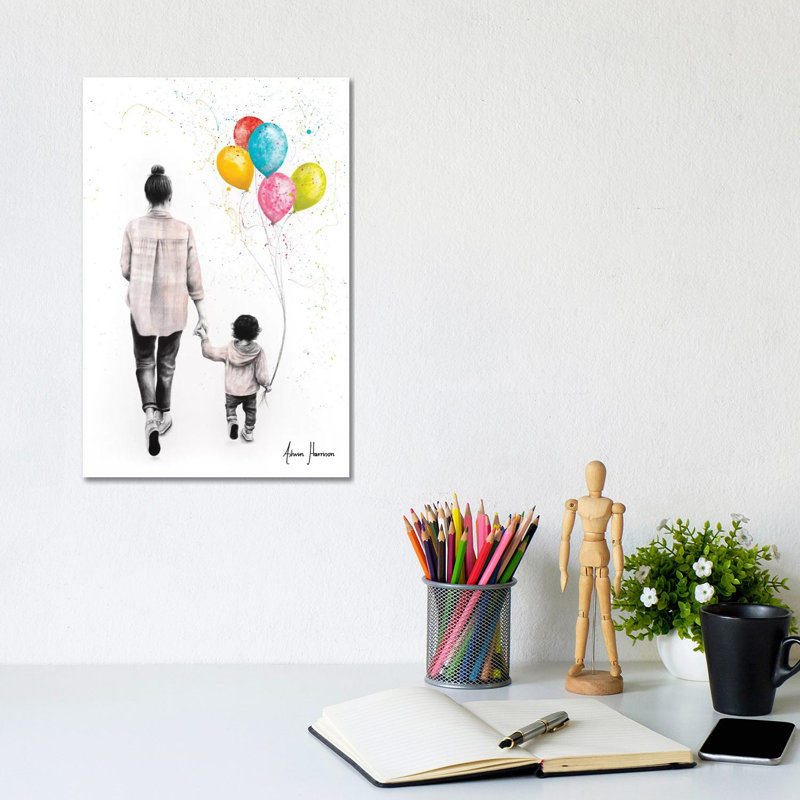 A Beautiful Day Together by Ashvin Harrison - Wrapped Canvas Gallery-Wrapped Canvas Giclée, 20.32 cm H x 30.48 cm W