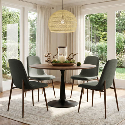 Khilani 4 - Person Pedestal Dining Set