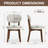 Upholstered Solid Wood Side Dining Chair