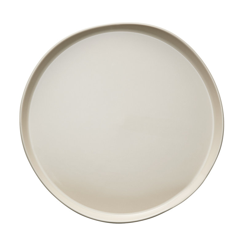 Ensemble de 4 assiettes rondes Brume 26 cm, Sable