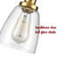 Mini-luminaire suspendu en verre cloche