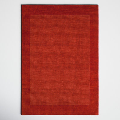 Dolma Handmade Wool Red Rug