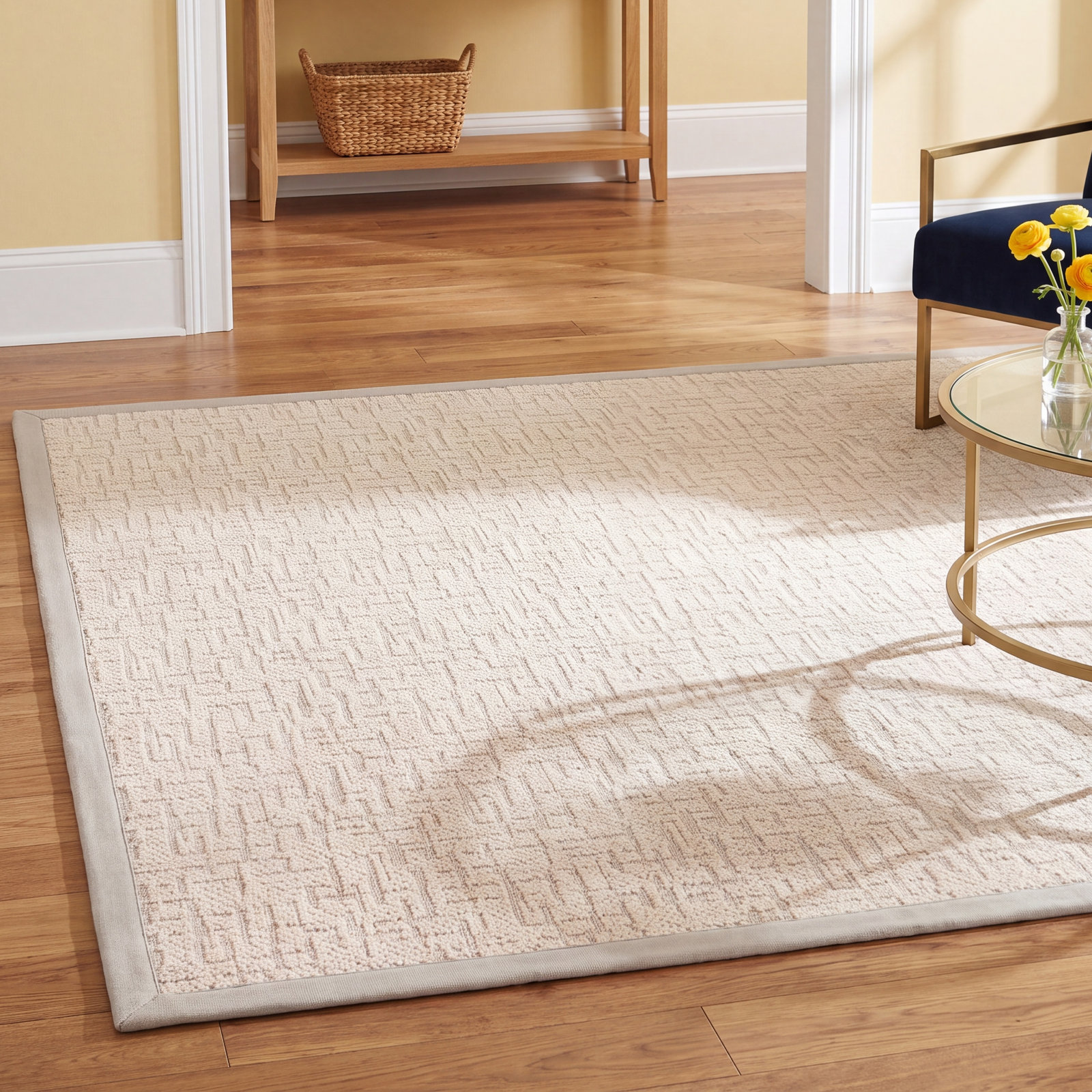 Boucle Flatweave Wool Jute Rug, Rectangle 9' x 12'