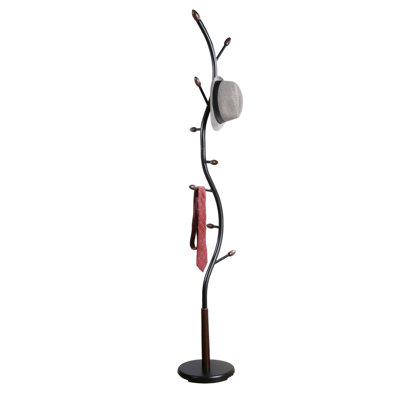 Metal And Standing Coat Rack by Wrought Studio