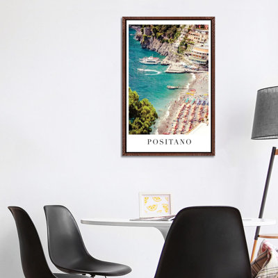 Positano Travel Poster - Print on Canvas