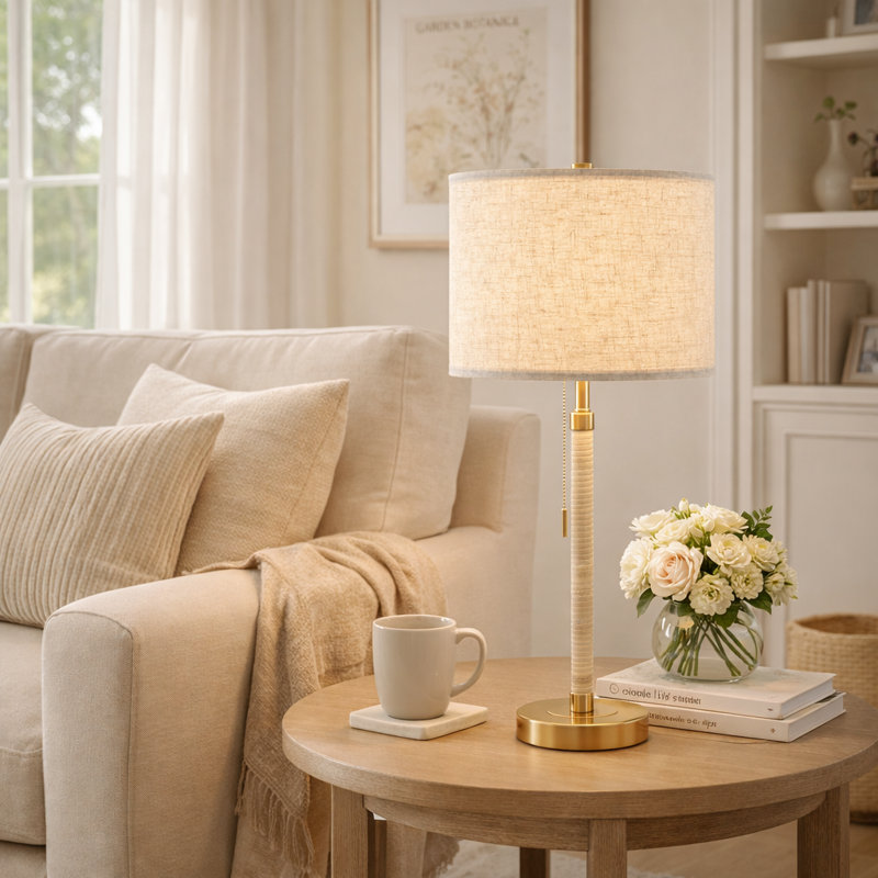 Leithgow 71.3cm Metal Table Lamp