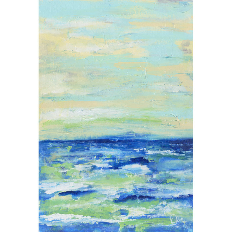 Emily's Waters I by Olivia Brewington - Wrapped Canvas Painting, 46cm H x 30cm W x 3.8cm D