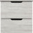 Aroob Modern 23.7'' H 2 Drawer Nightstand Set with Cutout Handles-1830982589-1847521313