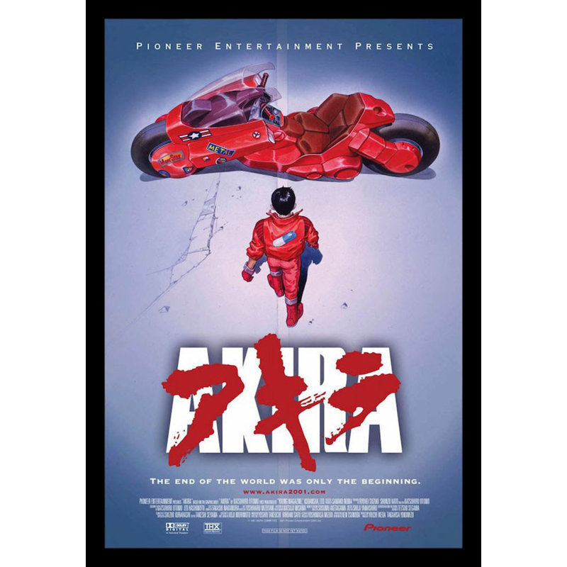 Akira, impression sur affiche encadrée