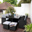 Allexia 10 - Person Wicker Patio Dining Set with Rectangular Table , Cushions Included-36833067-114666543