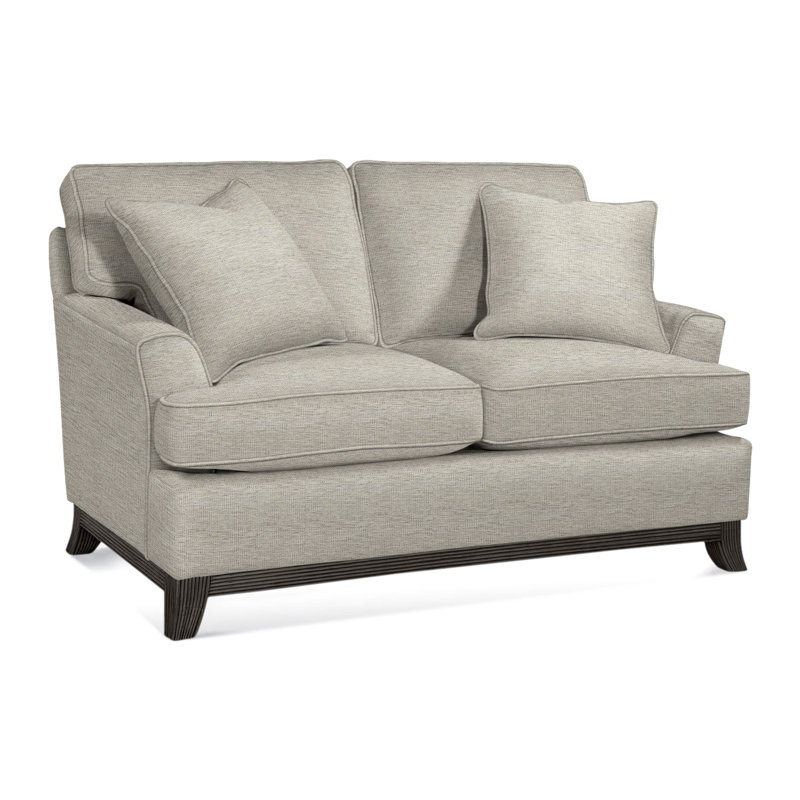 Oaks Way Upholstered 60'' Loveseat, Basic Beige, 0317-85, Flax