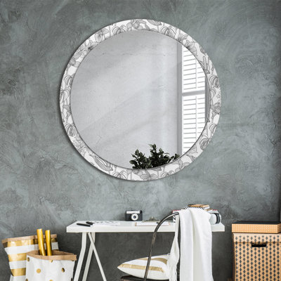 Huldar Glass Flat Wall Mirror