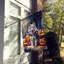Drapeau de chiot Halloween House-113107349