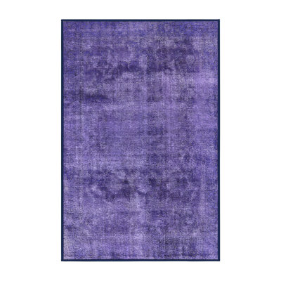 Tapis oriental mauve
