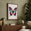 Rainbow Butterfly Modern - Wrapped Canvas-319816580-319816585