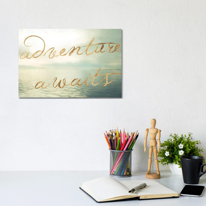 Water Bliss II by Sonja Quintero - Wrapped Canvas Print, 20.32 cm H x 30.48 cm W