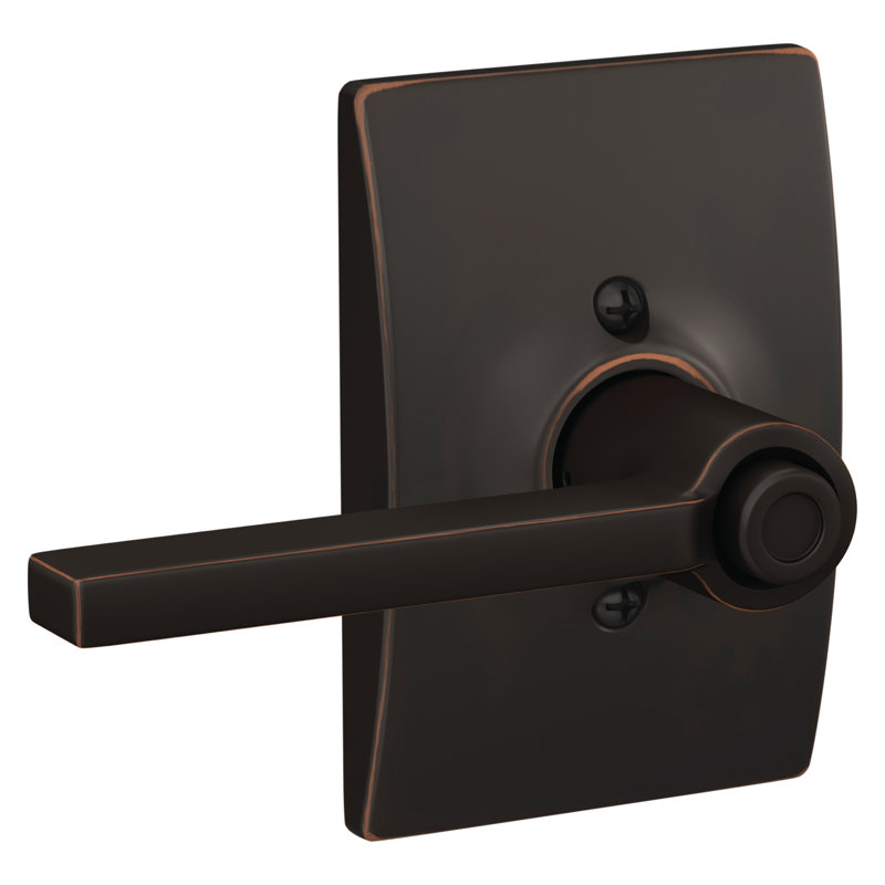 Poignée de porte verrouillable Latitude, Bronze vieilli