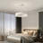 Stockham 1-Light Chandelier Round Circle LED Kitchen Island Pendant Remote Dimming-1996493725